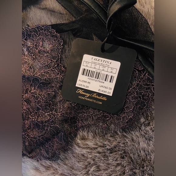 ๐ค๐ฎ Honey Birdette Valentina Suspender ๐ฎ๐ค Size XS BNWT - Picture 12 of 16